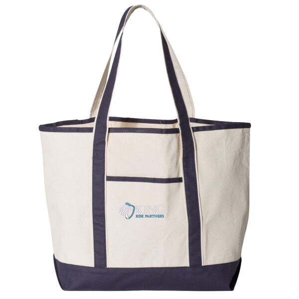   - 34.6L Large Canvas Deluxe Tote Thumbnail